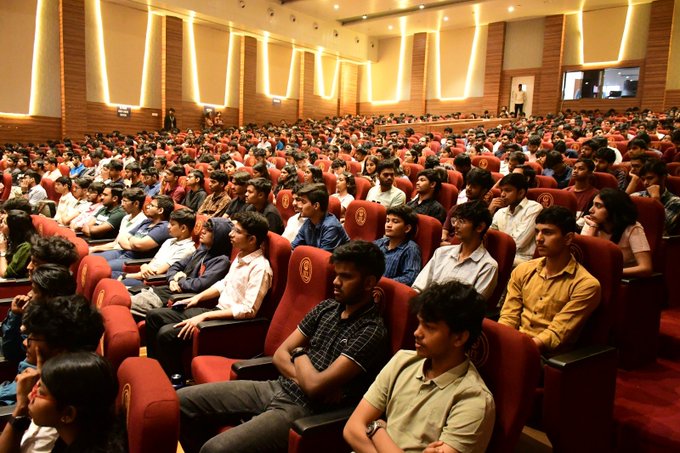 Full house at the IIIT Naya Raipur auditorium
